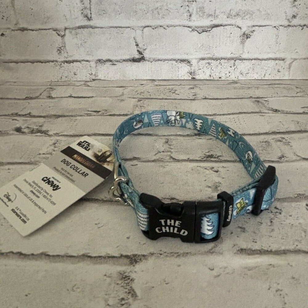 Star Wars The Child Blue Dog Collar Size Small Neck 10”-14” NWT